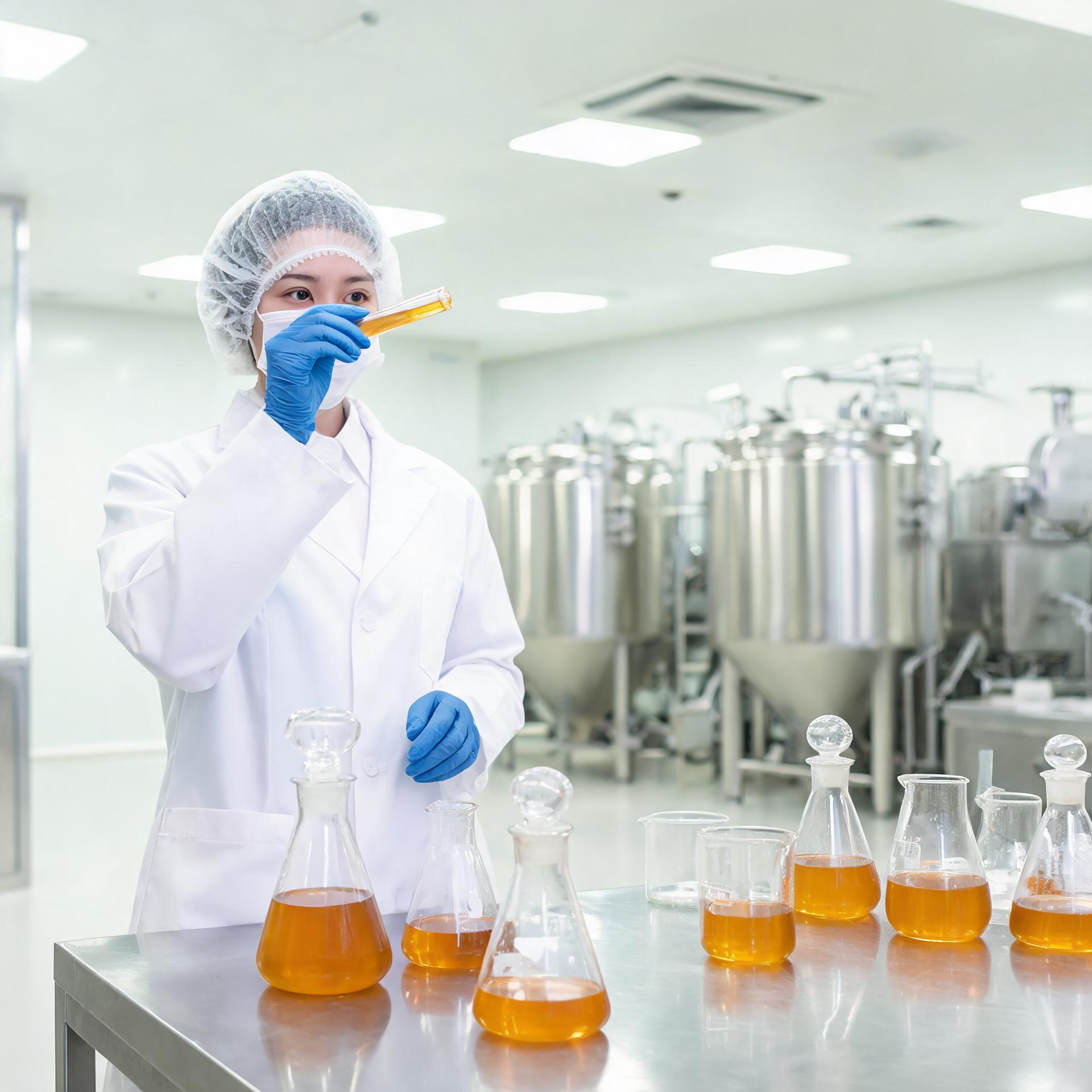 Enzymatic hydrolysis and plant protein processing laboratory illustrative